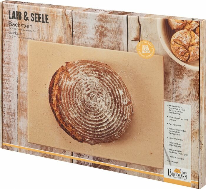 Birkmann Broodbaksteen &amp; Pizzasteen 40x30x2,5cm