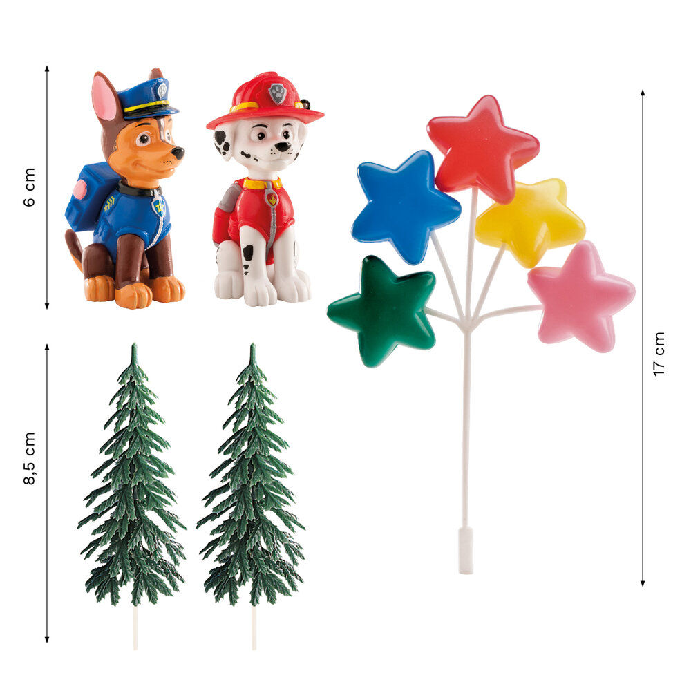 Dekora Paw Patrol Taartdecoratie Set