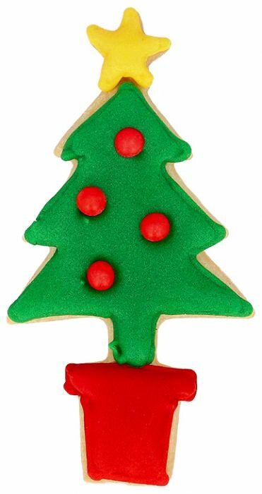 Birkmann Cristmas Tree With Pot Cookie Cutter 8,5 cm