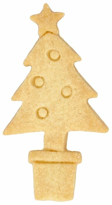 Birkmann Cristmas Tree With Pot Cookie Cutter 8,5 cm