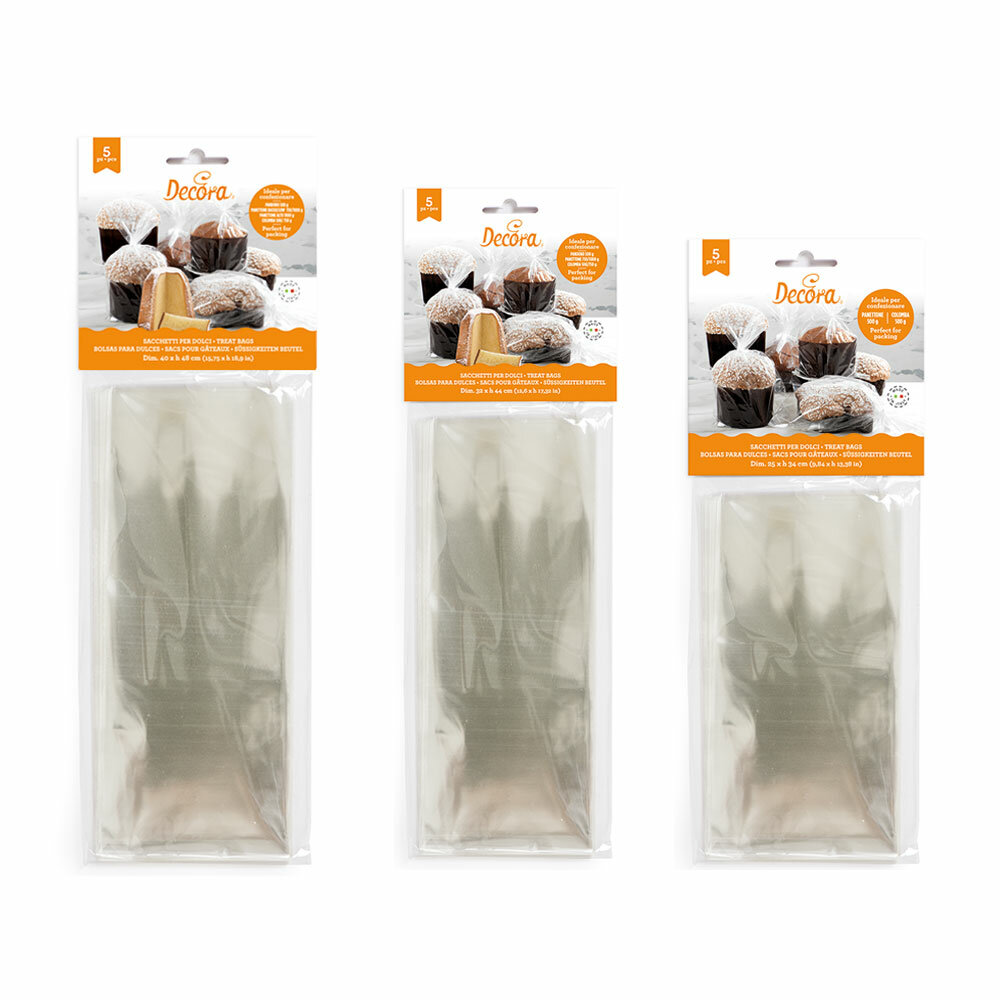 Decora Transparante Zakken Food Bags 32x44cm pk/5st 
