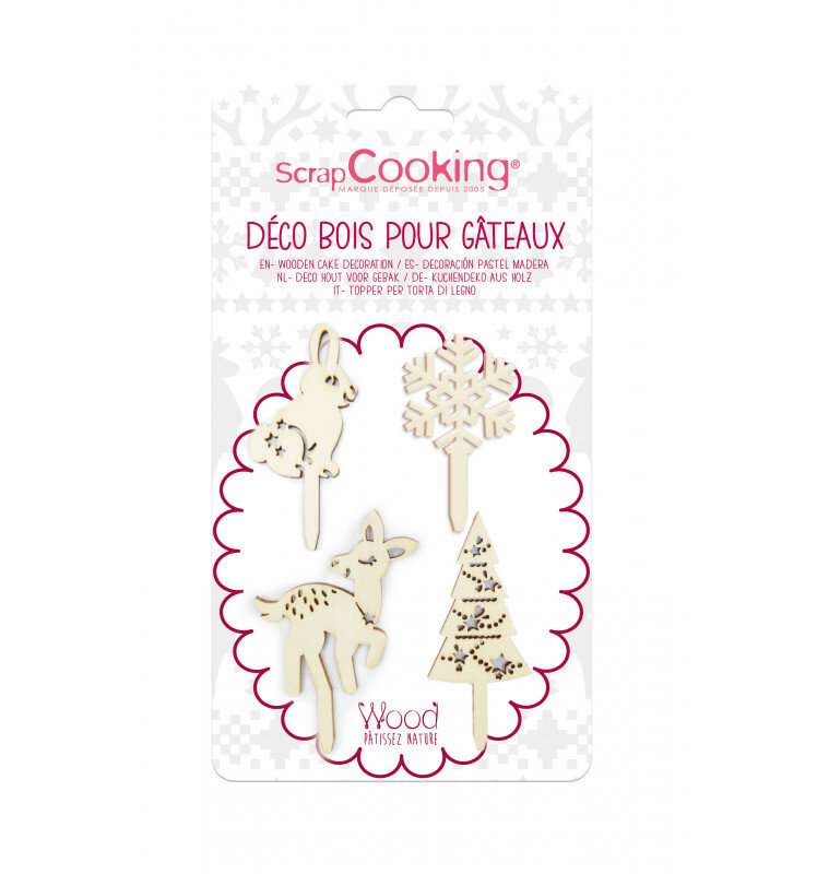 Scrapcooking Taart Toppers Betoverend Bos 4st