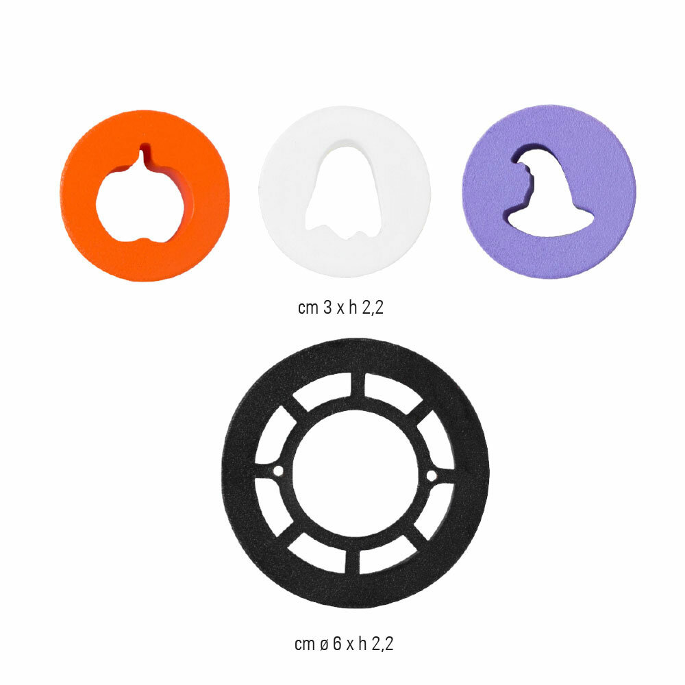 Decora Filled Cookies Halloween Cutters Set/4