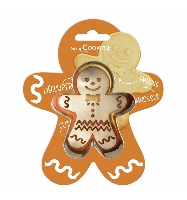 Scrapcooking Gingerbread Man Uitsteker en Embosser 
