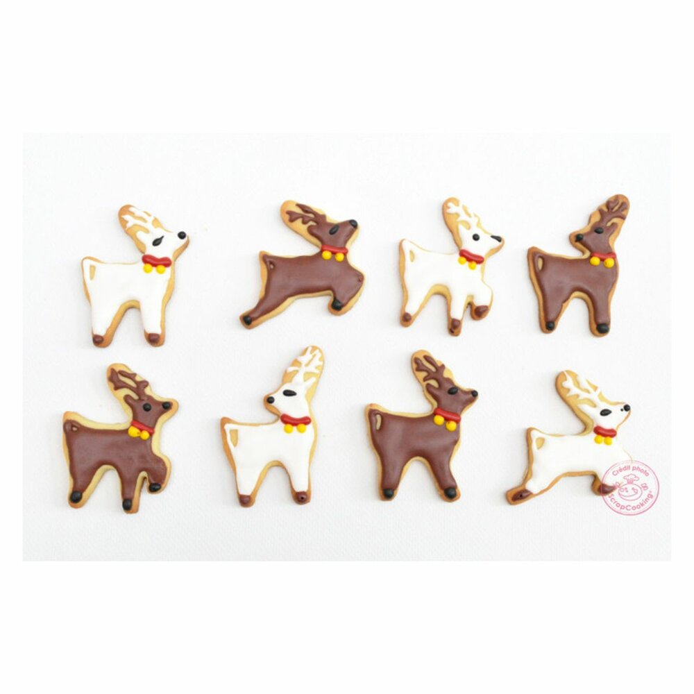 ScrapCooking Koekjes Uitstekers Herten &ndash; Set/4