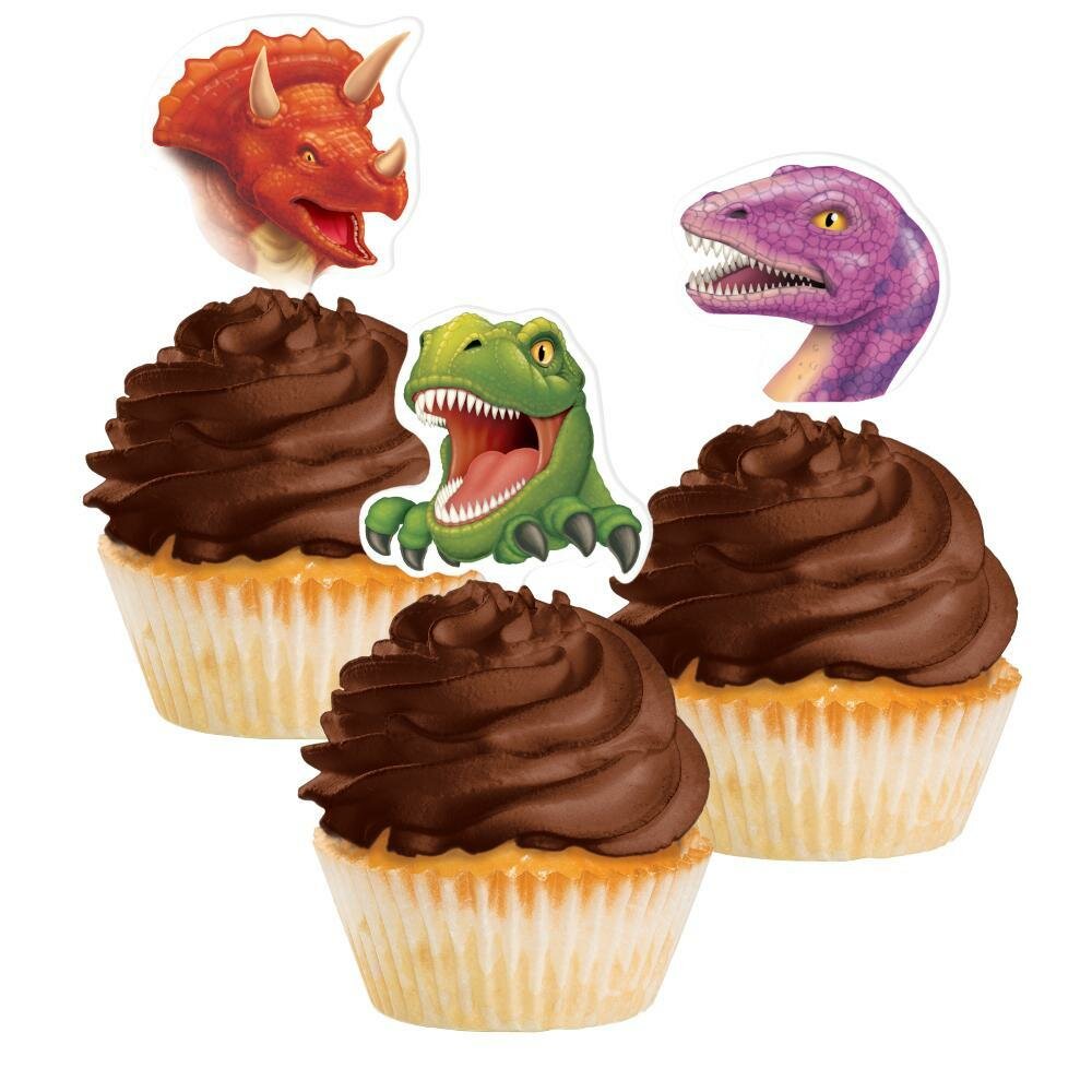 AH Dino Blast Cupcake Toppers pk/12