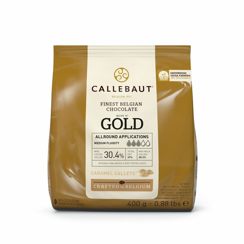 Callebaut Chocolade Callets Gold 400g