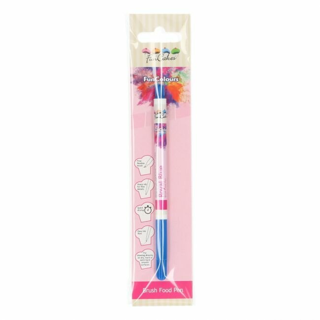 FunCakes Edible FunColours Brush Food Pen - Royal Blue