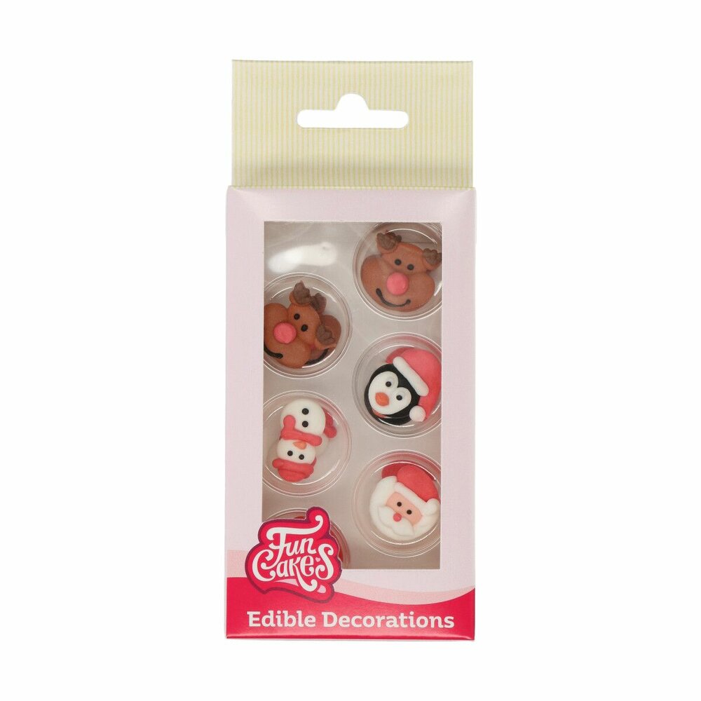 FunCakes D&eacute;cors en Sucre No&euml;l Set 12