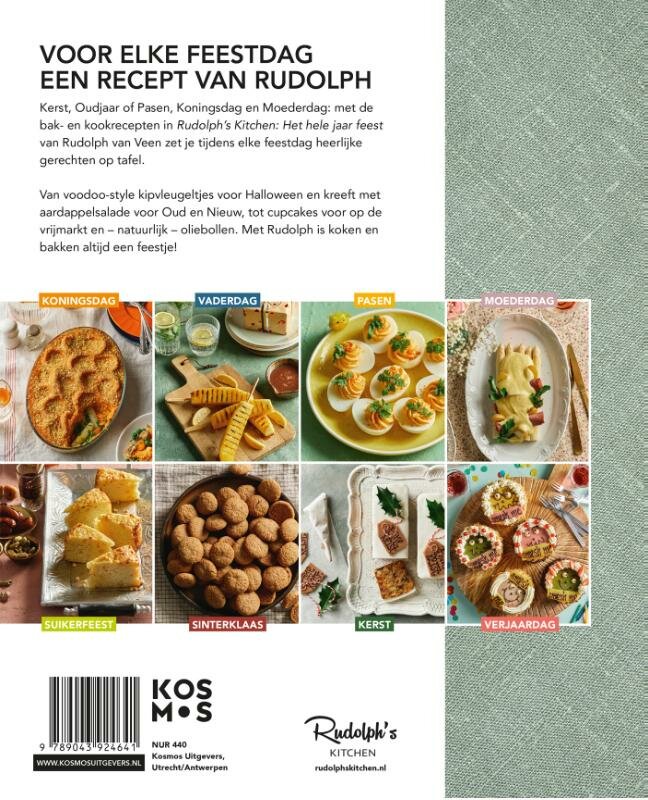 Rudolph&#039;s Kitchen Het hele jaar feest - Rudolph van Veen