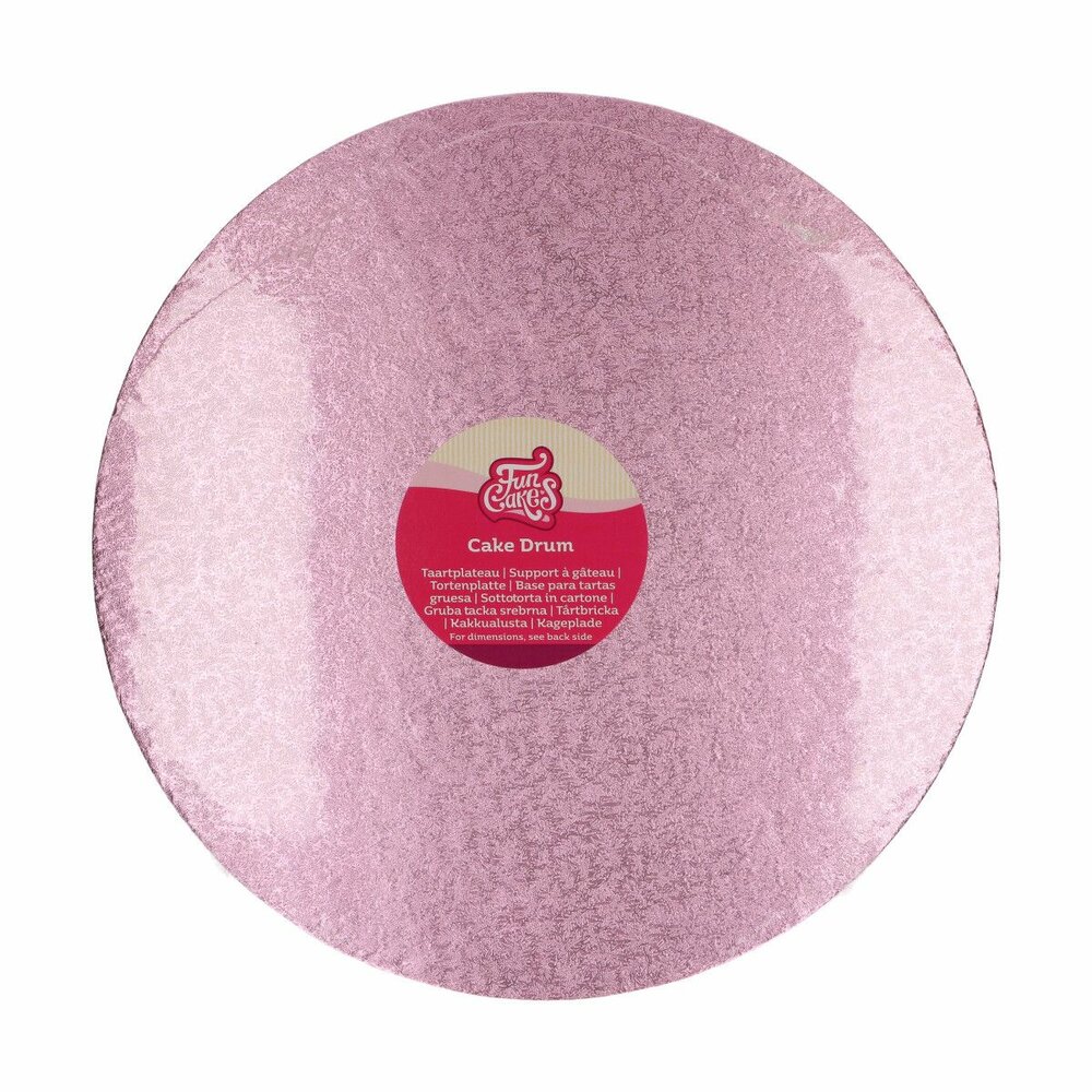 FunCakes Cake Drum Rond &Oslash; 35,5 cm Roze