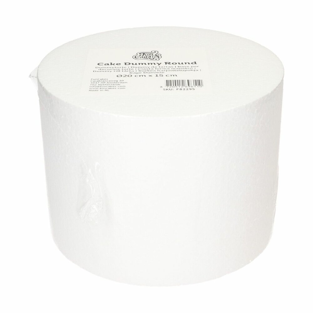 FunCakes Taart Dummy Rond &Oslash; 20 cm x 15 cm