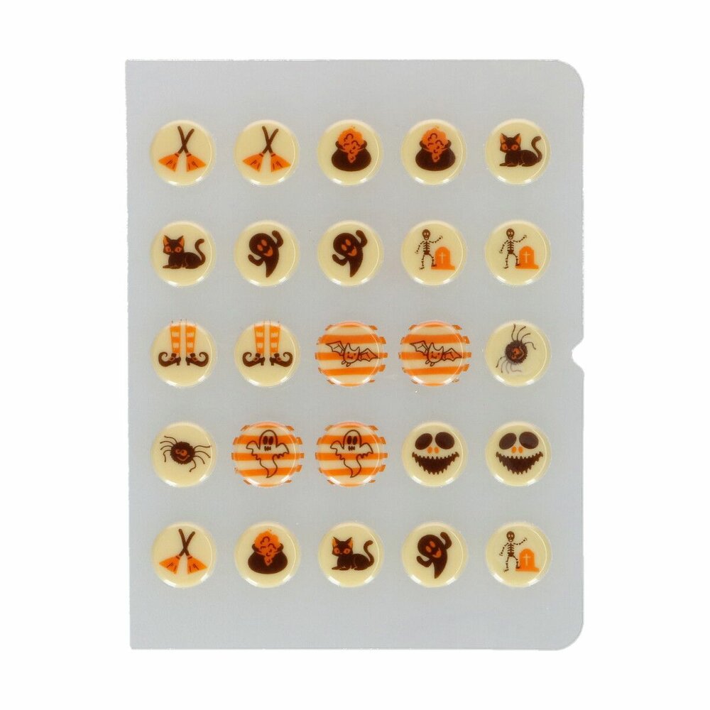 FunCakes Chocolade Decoraties Halloween &Oslash;2cm Set/25
