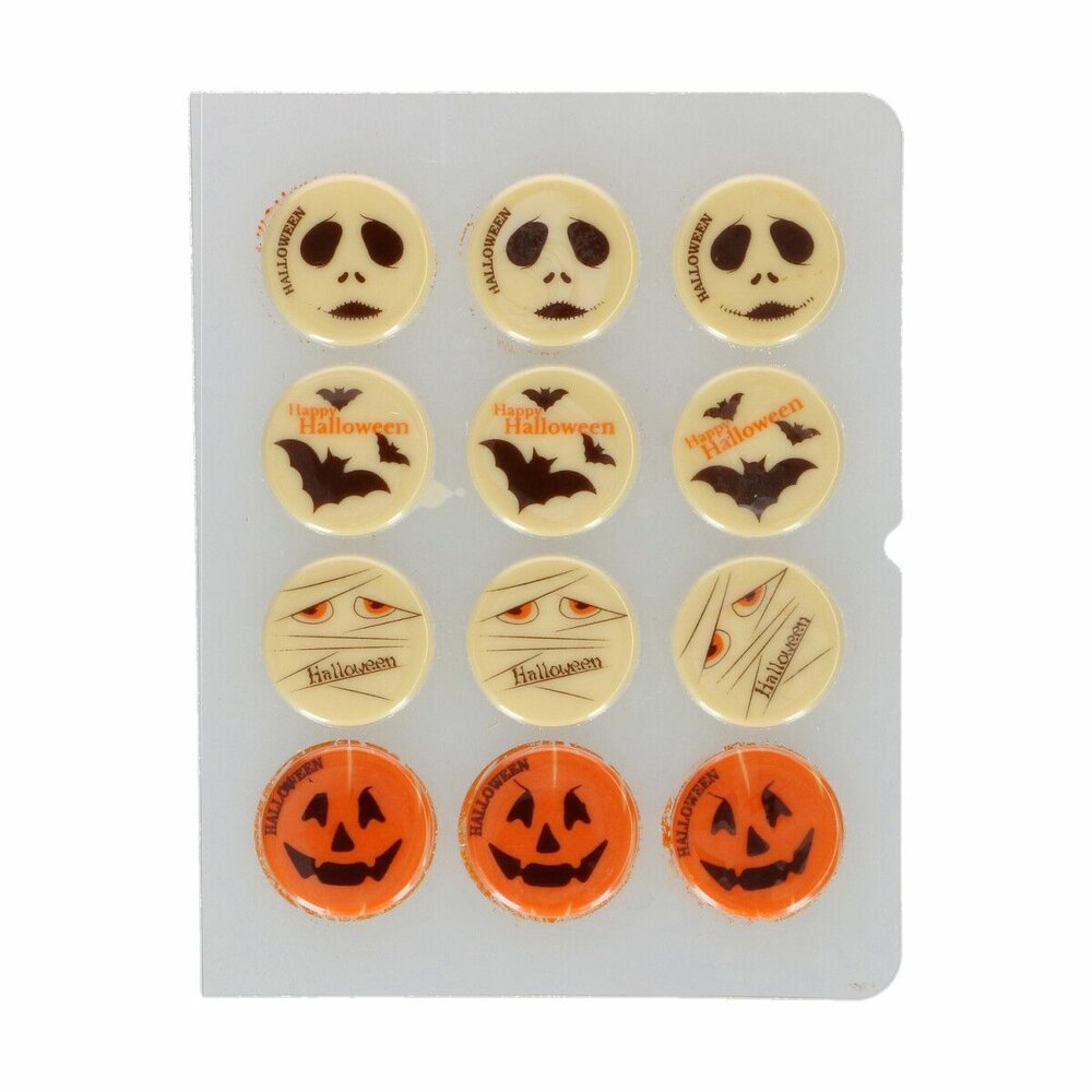FunCakes Chocolade Decoraties Halloween &Oslash;3,8cm Set/12