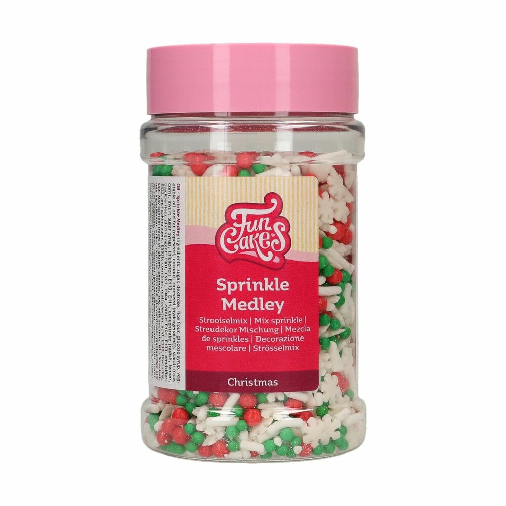 FunCakes Sprinkle Medley Christmas 180g