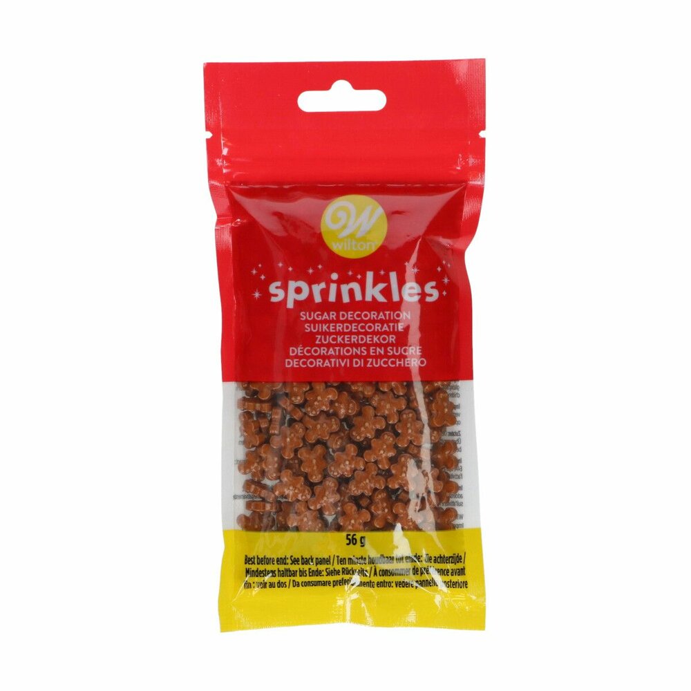 Wilton Gingerbread 3D Sprinkle Mix 56 g T.H.T. 05-25