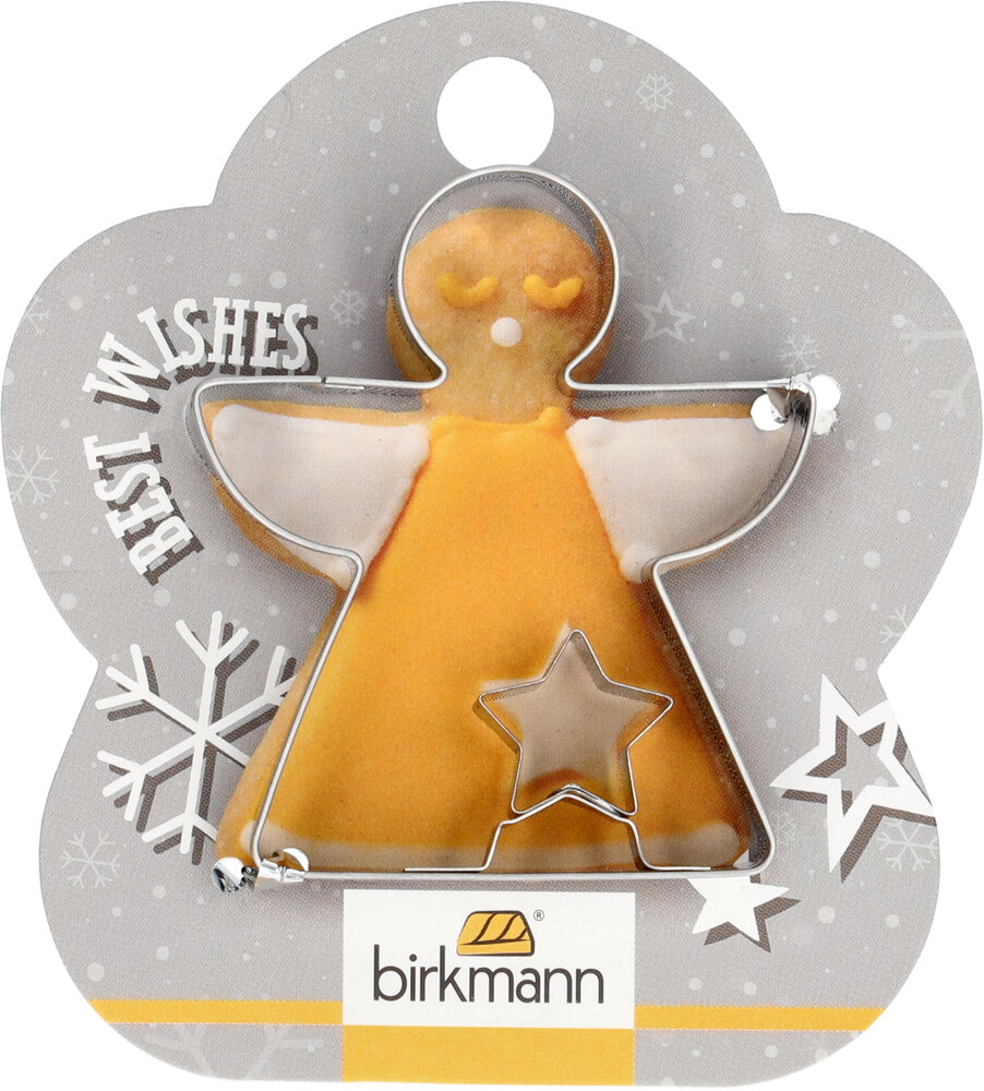 Birkmann Cookie Cutter Angel Geometric 6cm on Giftcard