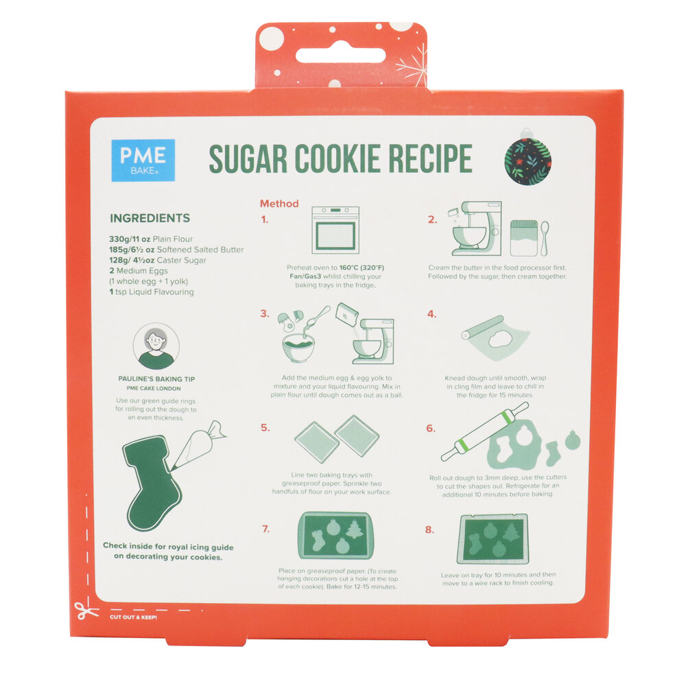 PME Feestelijke Kerst Uitsteker set/3