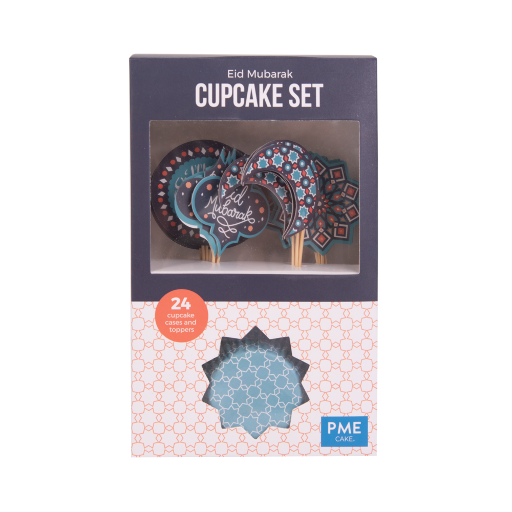 PME Cupcake Eid Mubarak Set/48