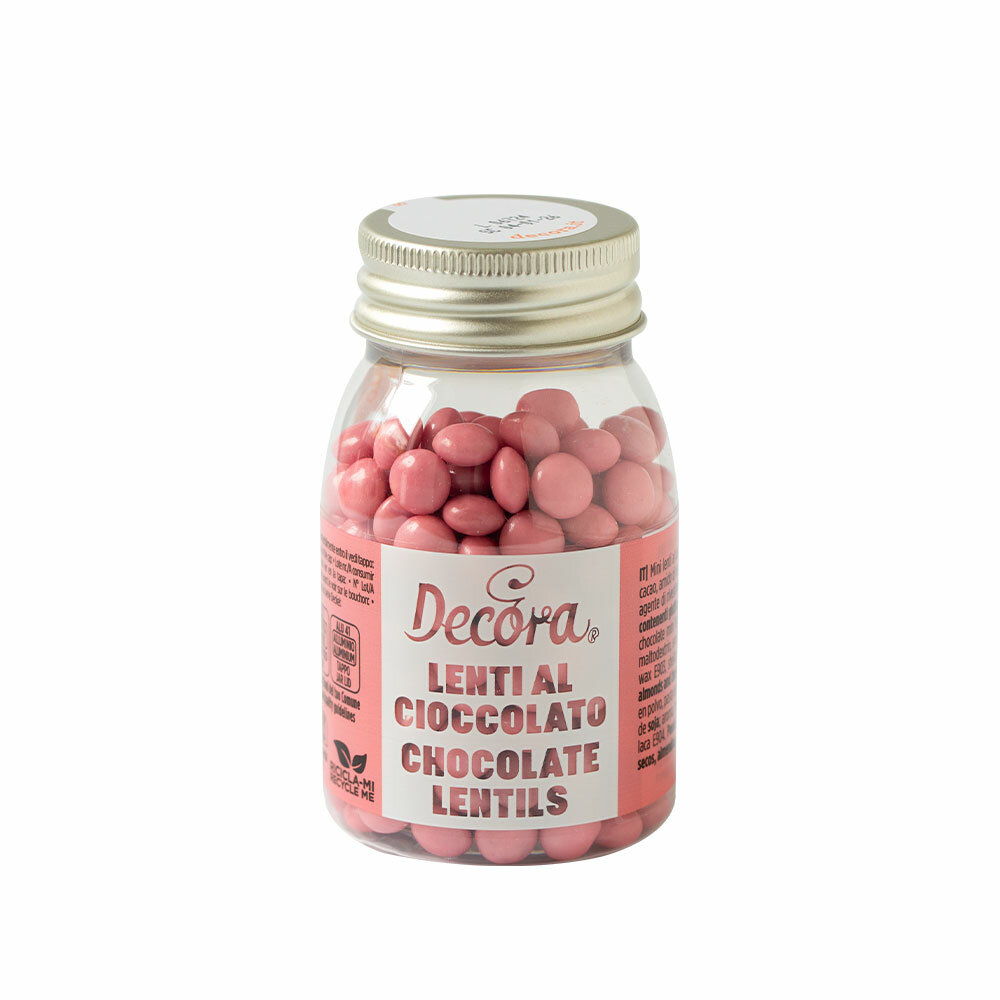 Decora Mini Melkchocolade Pastilles 80g - Perzik T.H.T. 07-11-25