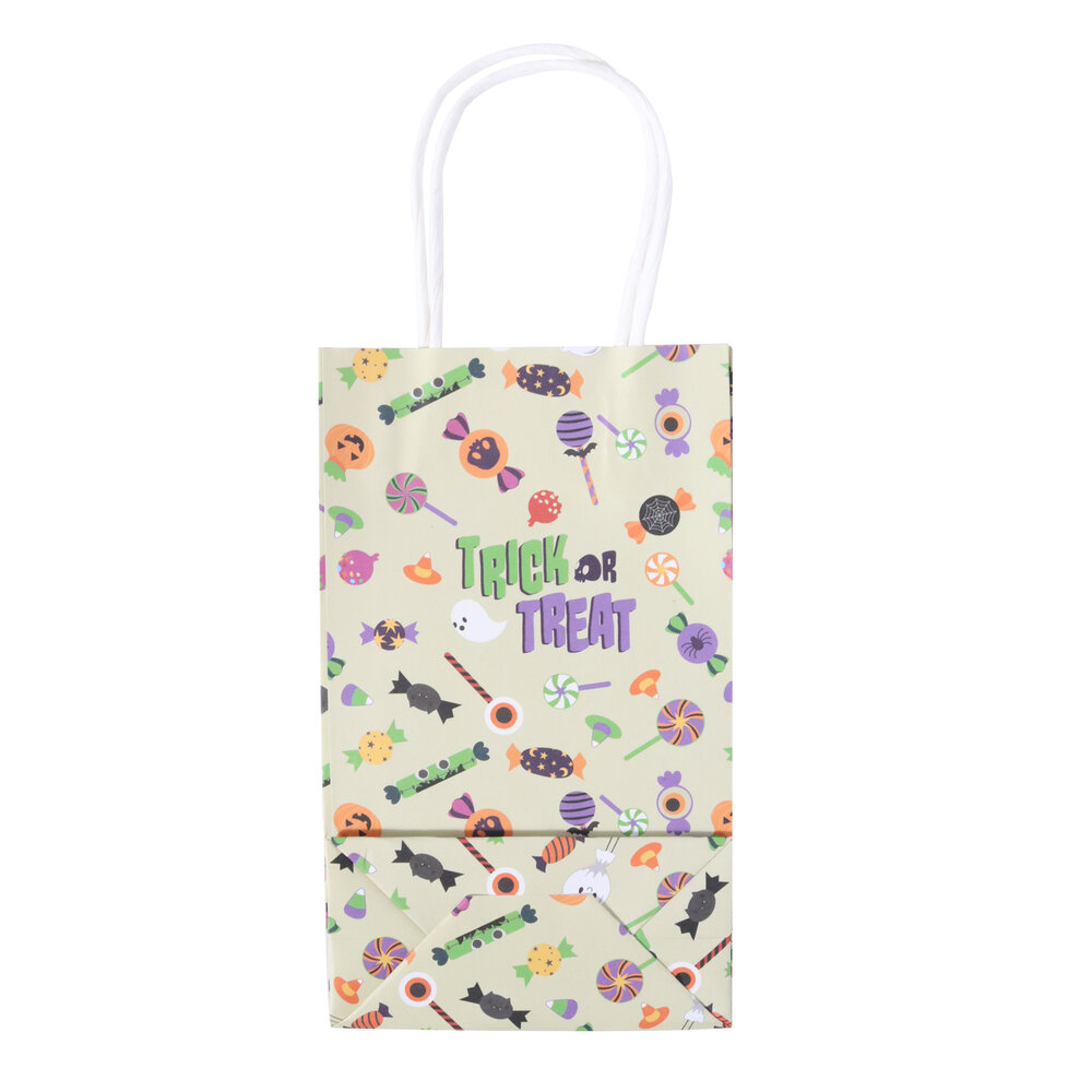 PME Halloween 4 Papieren Traktatiezakjes - Snoepjes