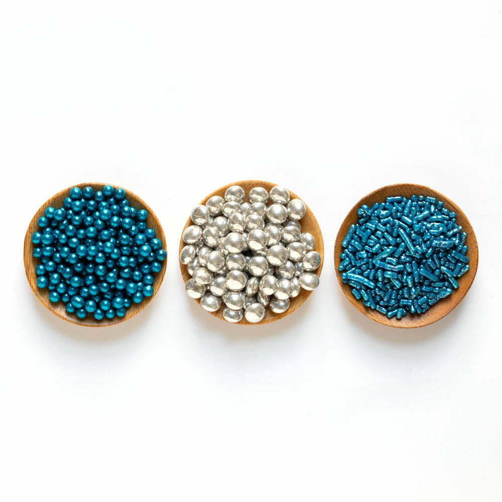 Decora Decor Mix Silver and Sky Blue Set 85g