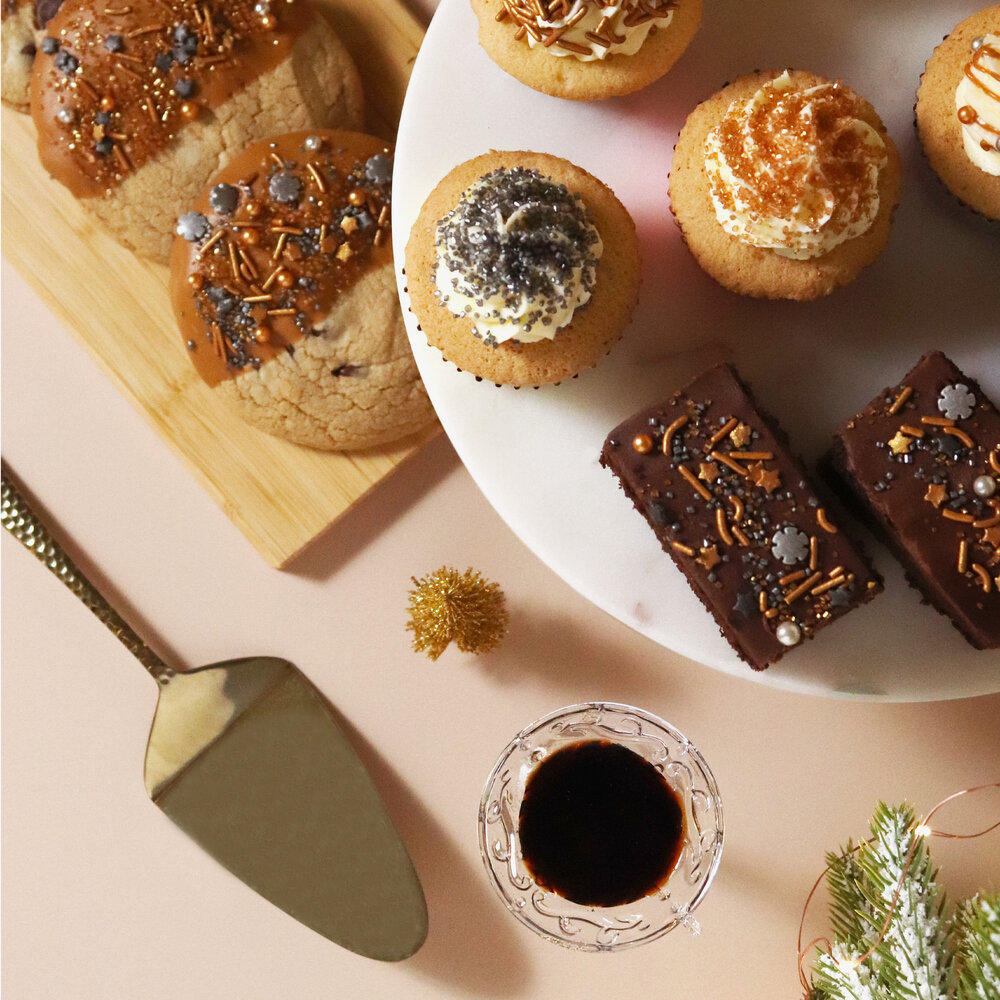 PME 6-in-1 Kerst Strooimix - Feestelijke Sprankeling 196g