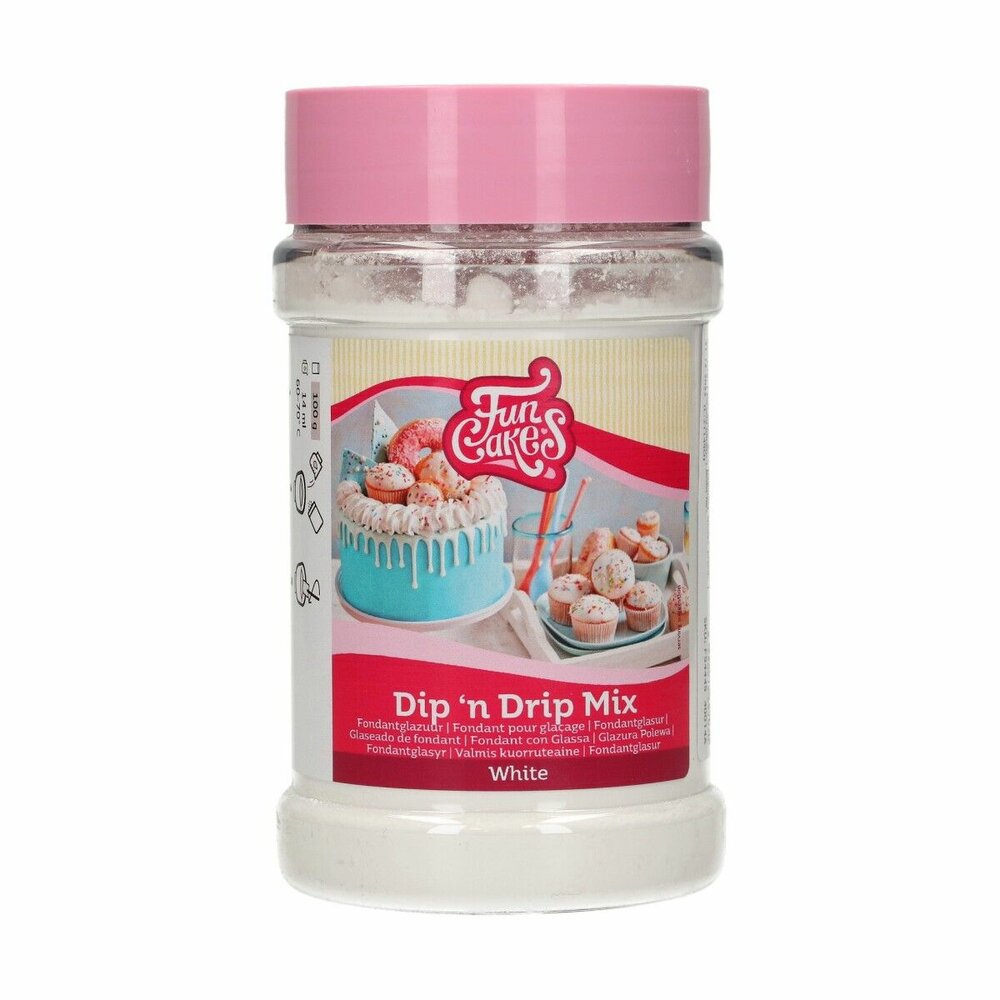 FunCakes Mix voor Dip &#039;n Drip Wit 150 g