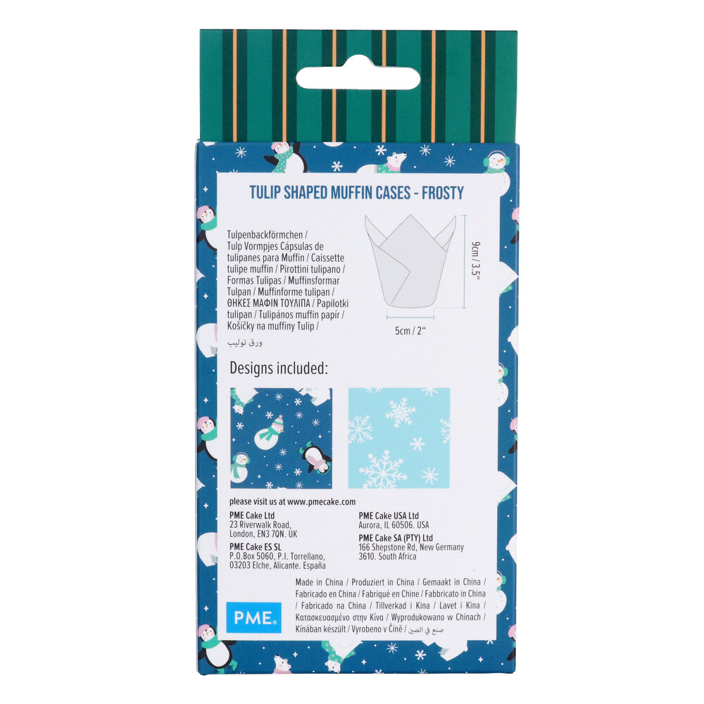 PME Kerst Tulpmuffinvormpjes - Frosty&nbsp;(24 stuks)
