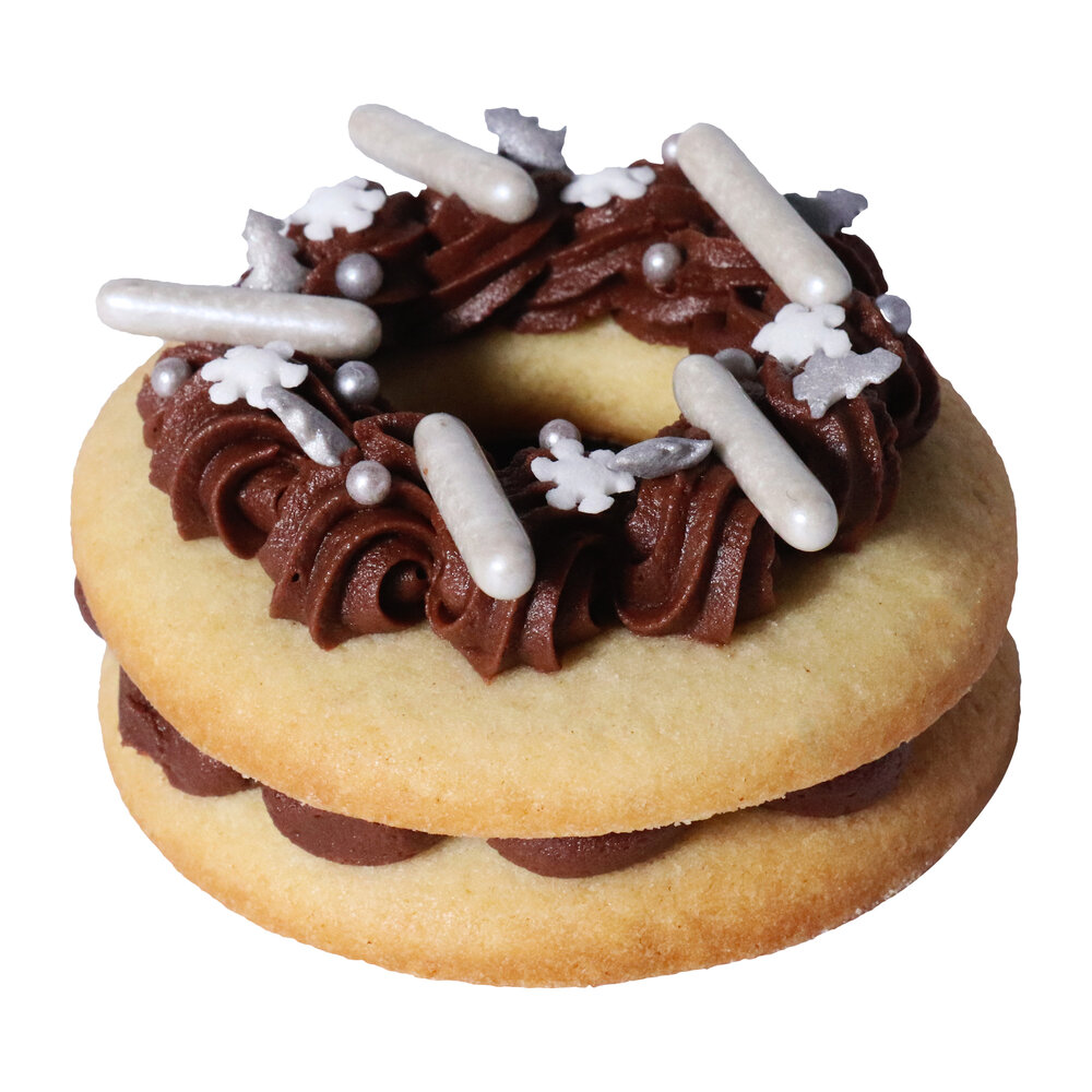 PME Strooisels voor Kerst - Zilveren Schijnende Sterren 160g