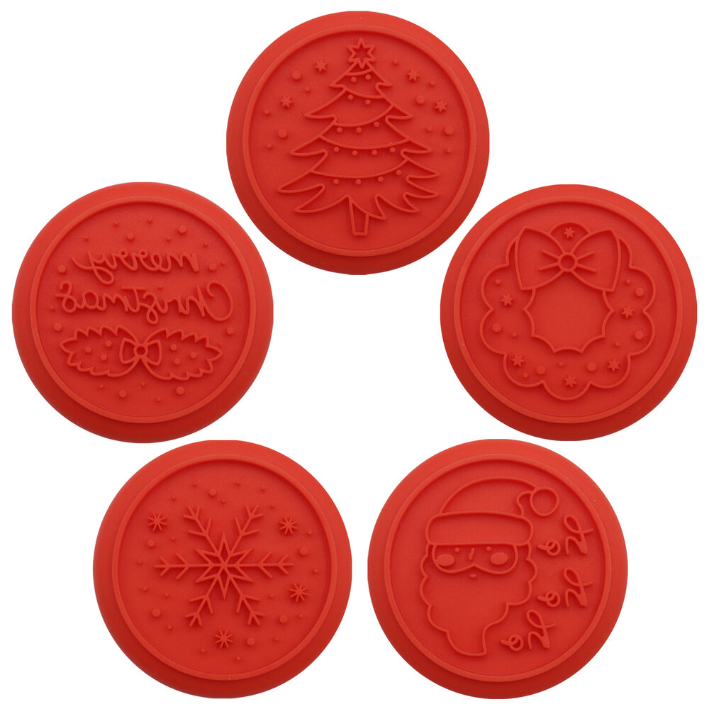 PME Christmas Cookie Embossing Stamp Set &ndash; 7 Piece