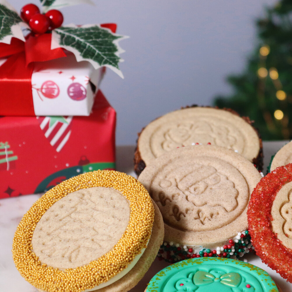 PME Christmas Cookie Embossing Stamp Set &ndash; 7 Piece