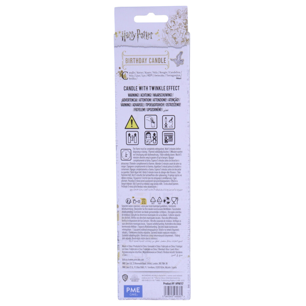 PME Harry Potter Toverstok Kaars - Harry Potter
