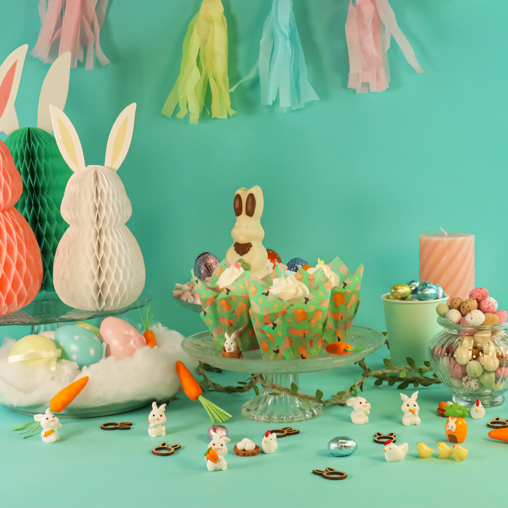 PME Paas Tulpmuffinvormpjes - Paasfiguren, 24 stuks