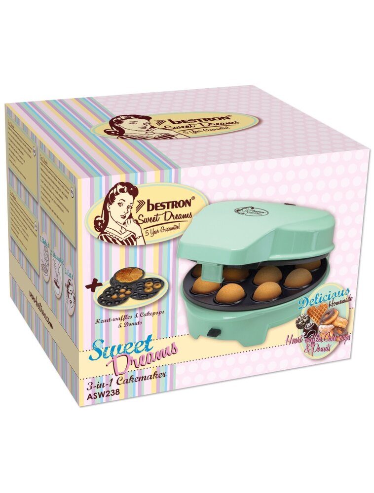 Bestron Sweet Dreams 3-in-1 Cakemaker