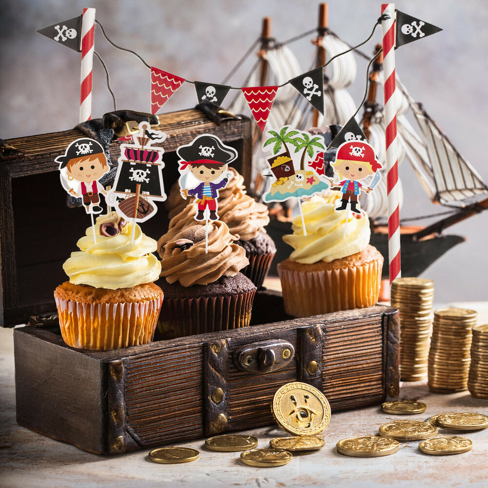 Dekora Cake Toppers Pirates Set/6 