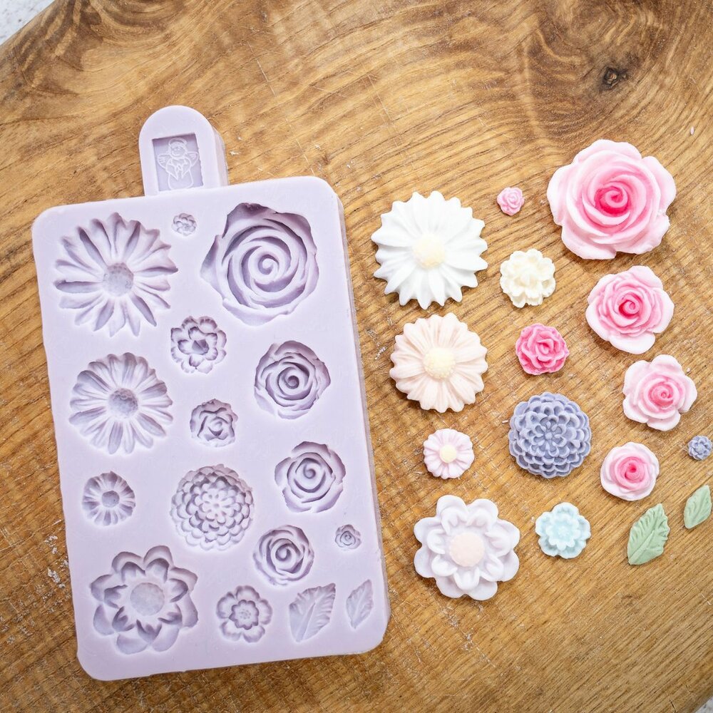 Karen Davies Siliconen Mal - Miniatuur Bloemen