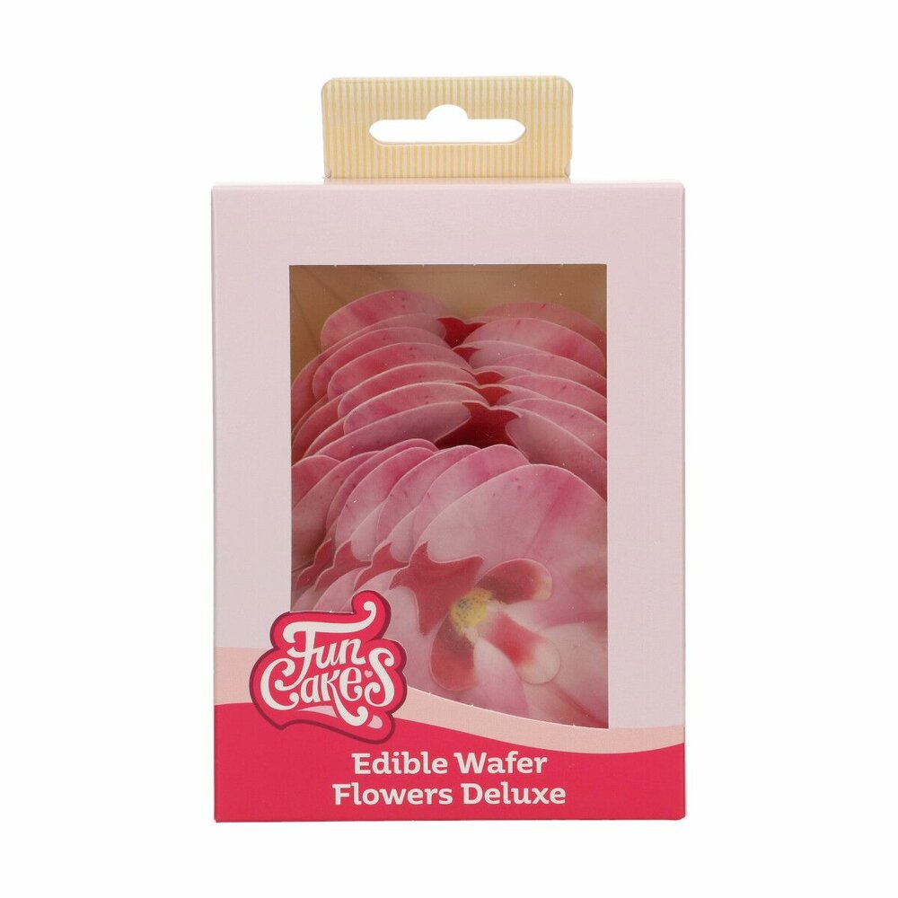 FunCakes Eetbare Papieren Bloemen Deluxe Orchidee Roze Medium pk/10