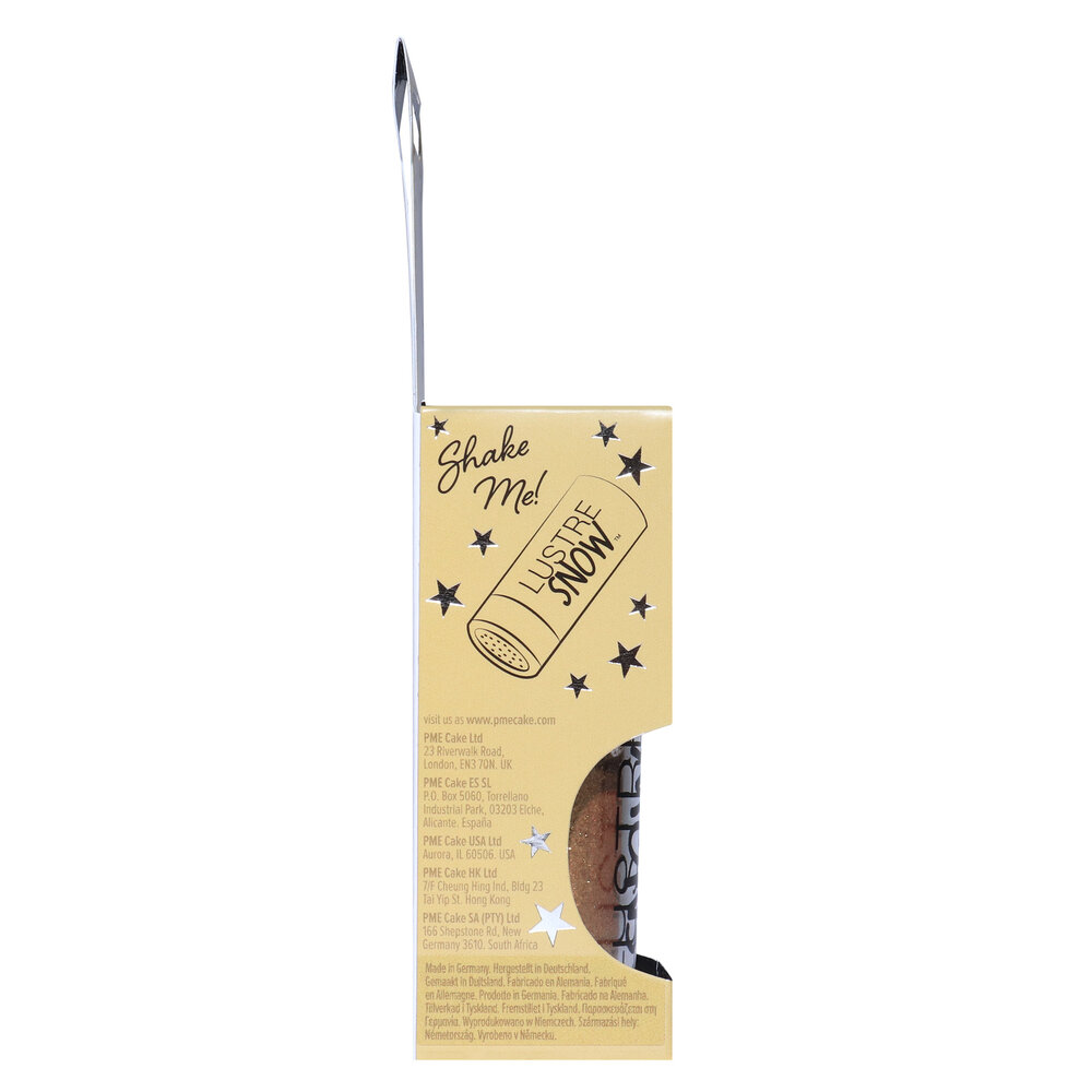 PME Eetbare Glanspoeder Sneeuw - Goud (10g)