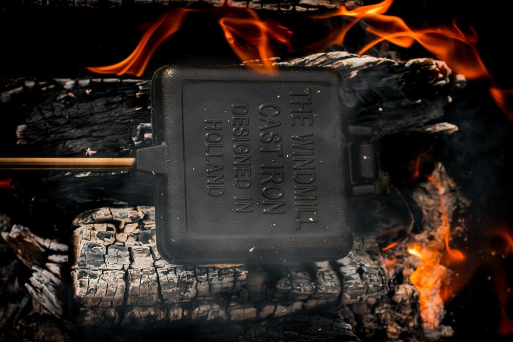 The Windmill Tosti-ijzer met lange handvaten