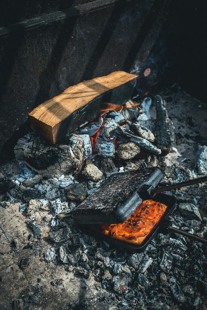 The Windmill Tosti-ijzer met lange handvaten