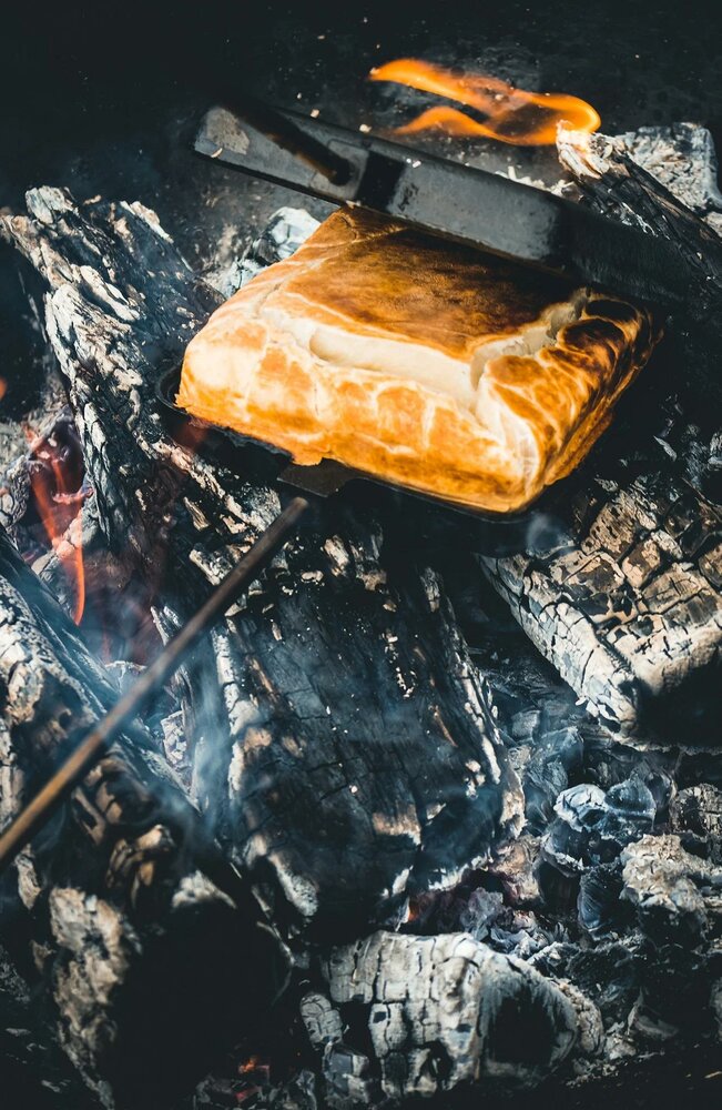 The Windmill Tosti-ijzer met lange handvaten