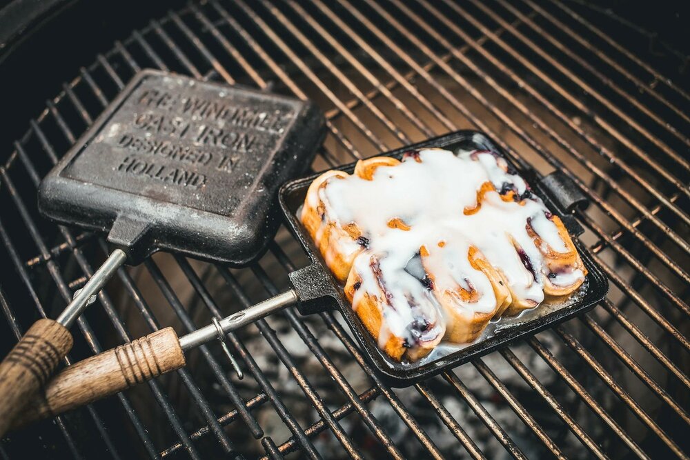 The Windmill Tosti-ijzer met korte handvaten