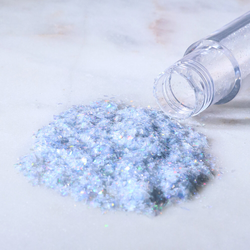 Magic Sprinkles, Eetbare Iriserende Glittervlokken &ndash; Diamantstof (3g)