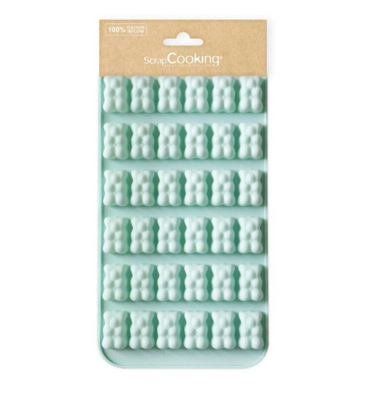 Scrapcooking Silicone Mal &ndash; Snoepbeertjes (36 stuks)