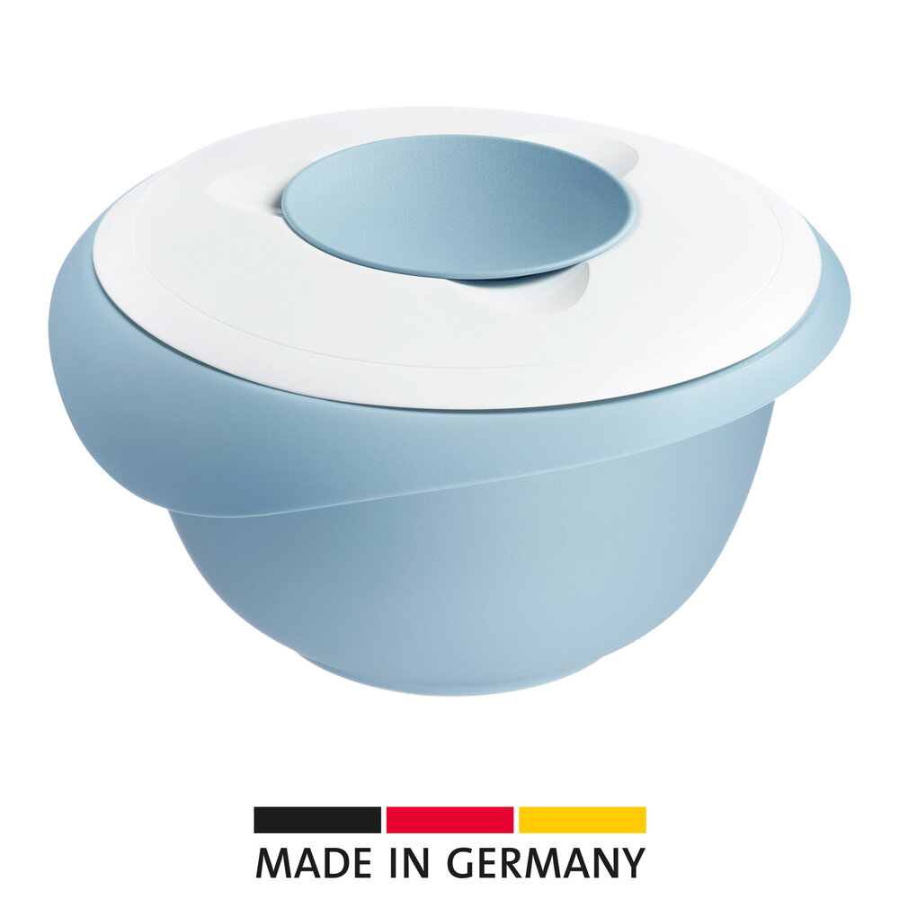 Westmark Mengkom met Tweedelig Deksel &ndash; 3,5 Liter &ndash; Blauw/Wit