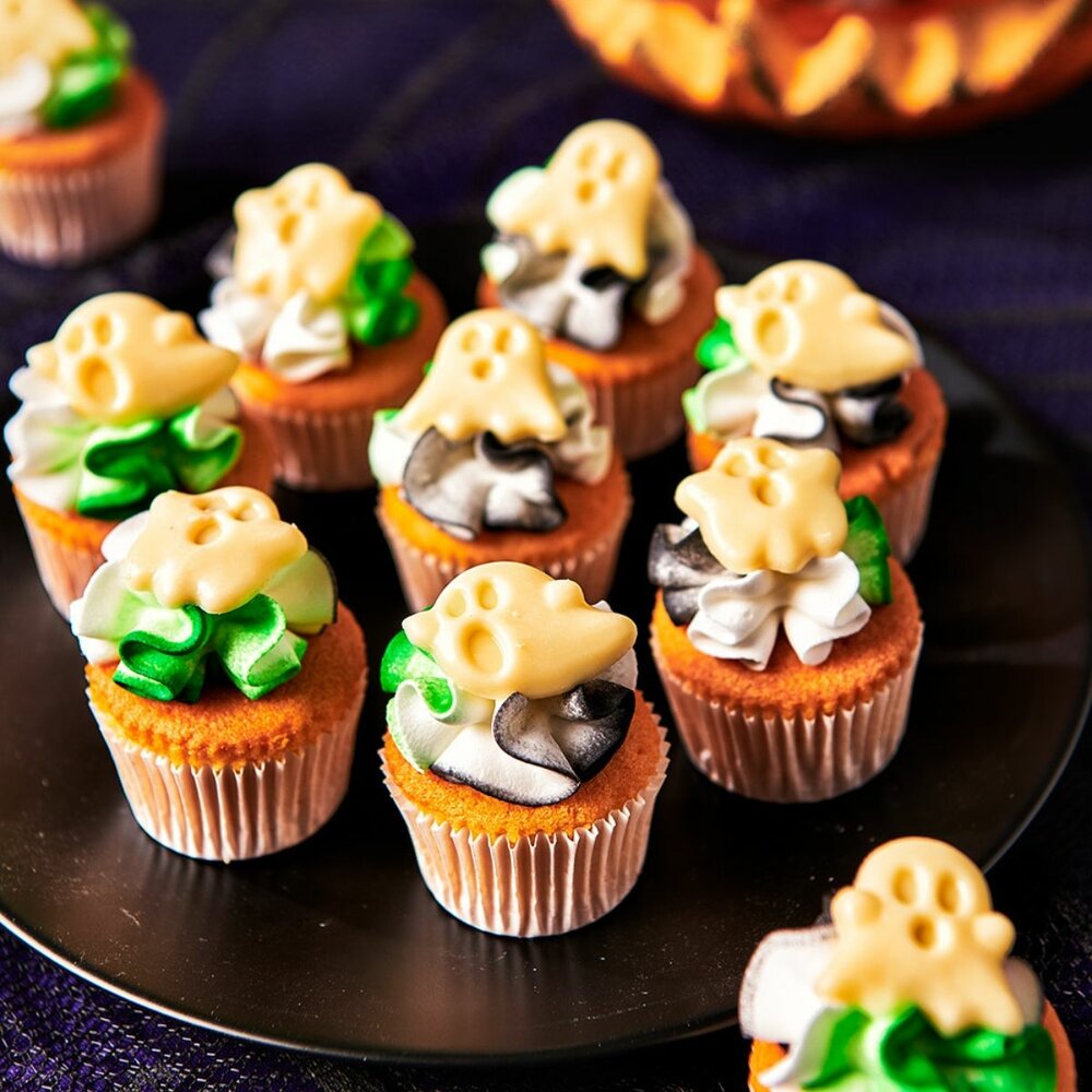 FunCakes Chocolade Decoraties Witte Spookjes Set/20