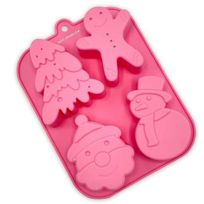 Happy Sprinkles Classic Christmas Silicone mold