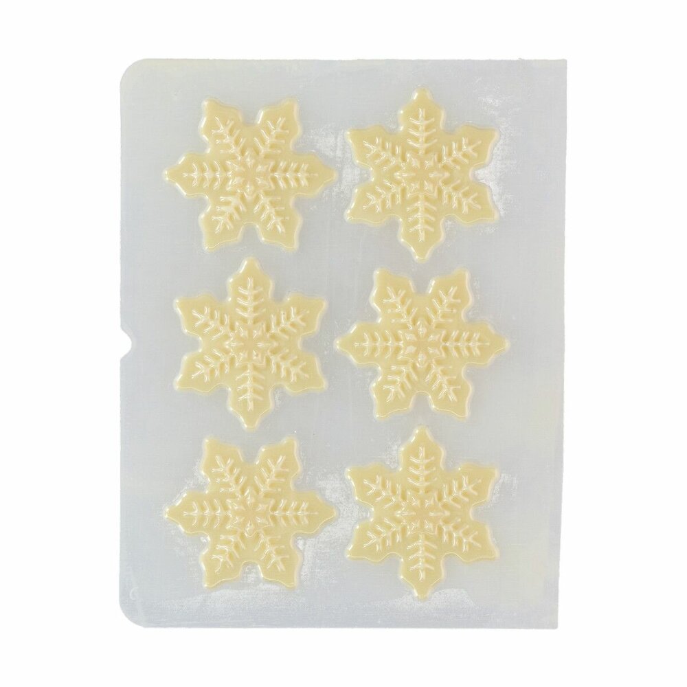 FunCakes Chocolade Decoraties Sneeuwvlok pk/6