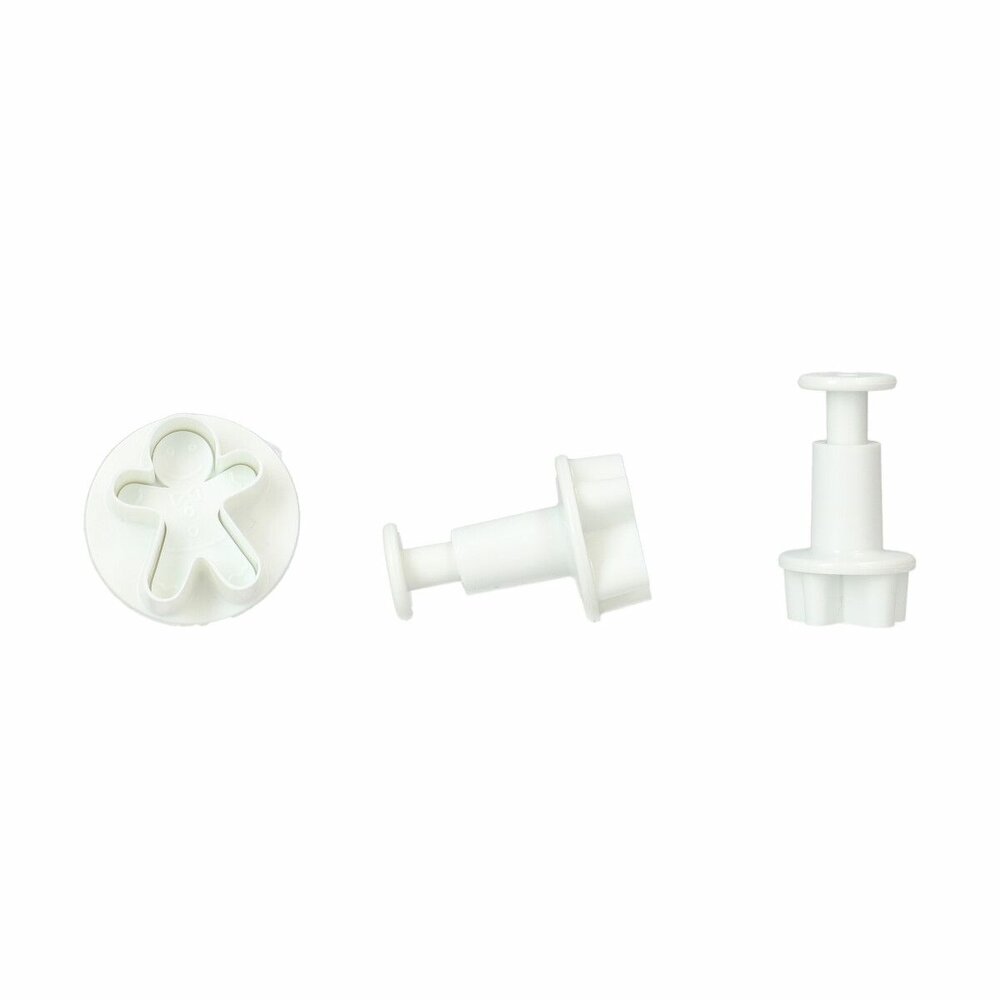 Wilton Plunger Cutter Gingerbread Man set/3